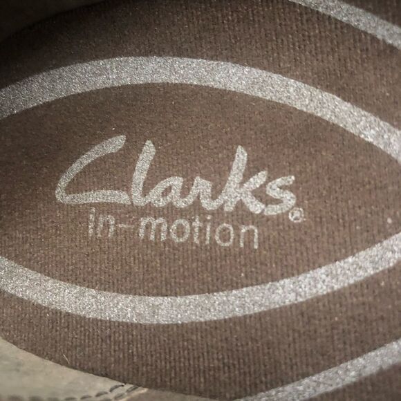 Clarks Mary Jane Metallic In Motion Comfort Orthopedic Janes Shoes - Picture 8 of 9